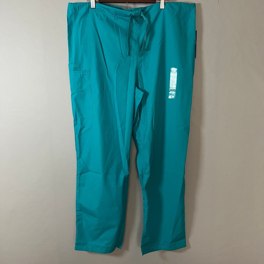 Cherokee Scrubs Women Pants set Lg Medical Scrubs Workwear Blue